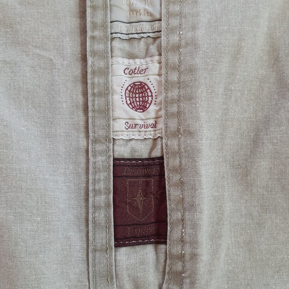 Expedition Cotler Chino Pants Mens Size 28 Beige Straight Leg Mid Rise Cotton - Picture 6 of 8